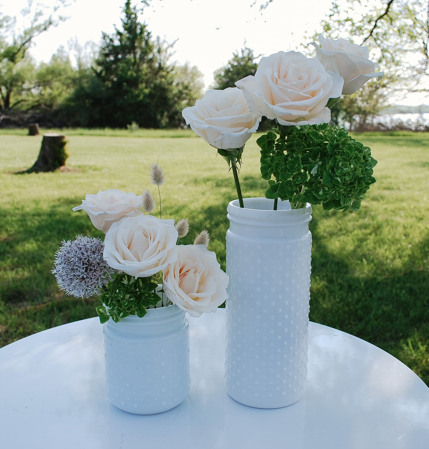 
                  
                    Milk Glass Vases | Set of 3
                  
                