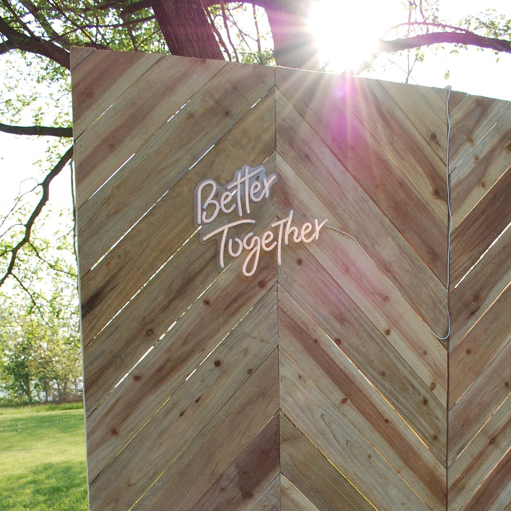 Better Together LED Sign