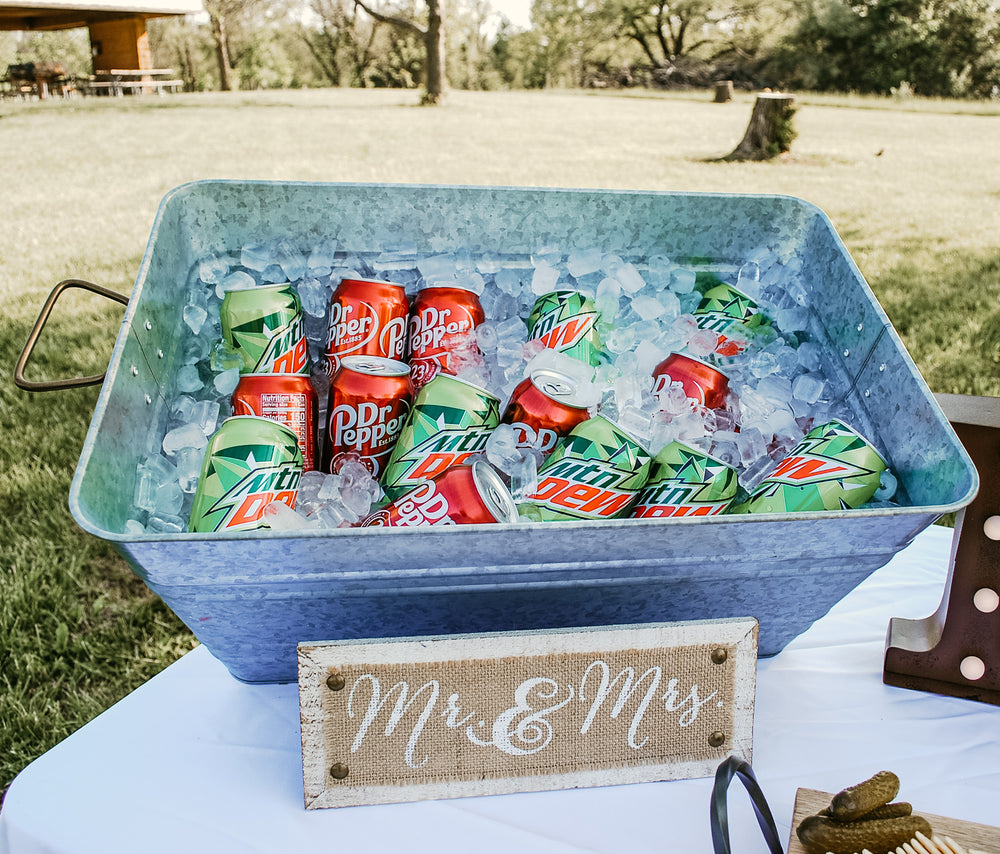 Galvanized Metal Tub | $10 each | 6 available