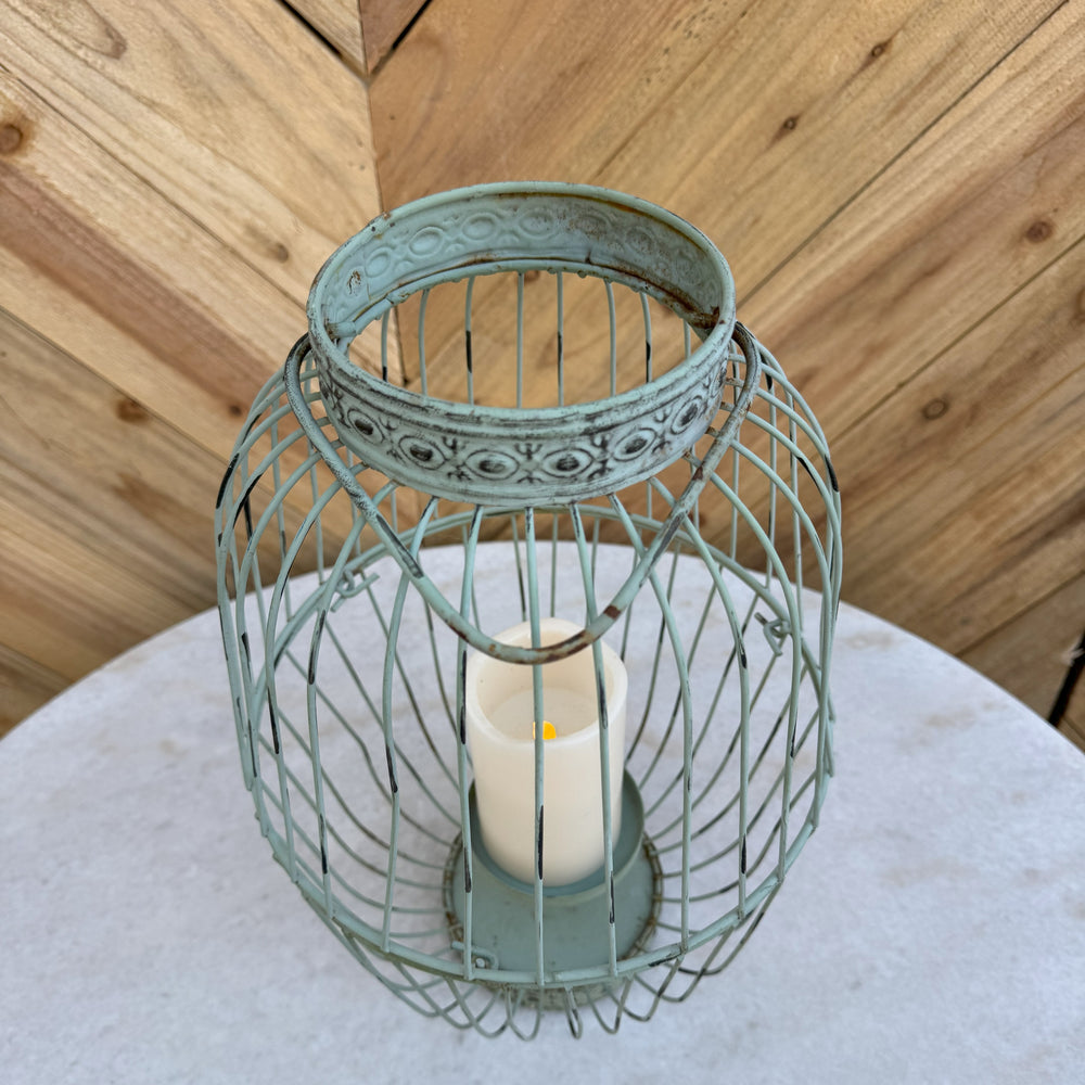 Vintage Lantern | Sage Green